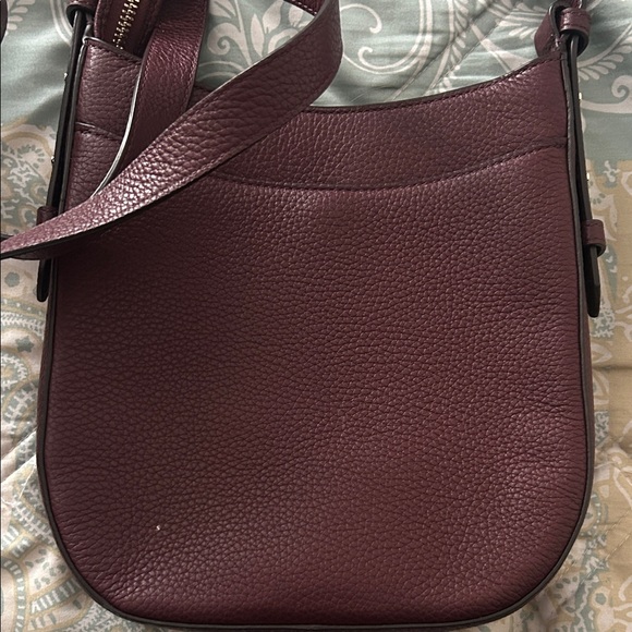 kate spade Pebbled Leather Crossbody Bag in Wine - Picture 5 of 6